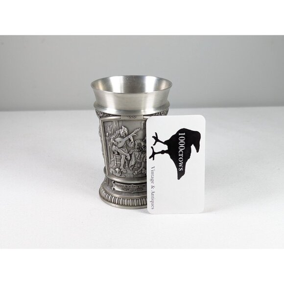 WMF 4" Dutch Old Masters Pewter Cup Rembrandt, Jan Steen, Hendr. Sorgh - Picture 2 of 10